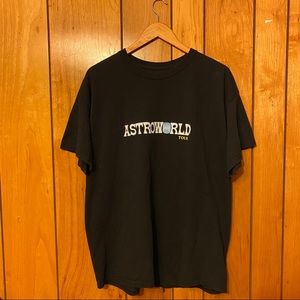 TRAVIS SCOTT ASTROWORLD TOUR BLACK TEE